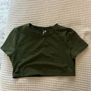 Aerie Dark Green Women's Crop Top